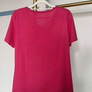 Vibrant Pink Short Sleeve Women's Tee